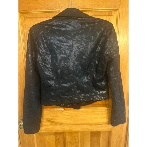 Rock-&-Republic Motorcycle Jacket Women Medium 17x19 Rock Edgy - Picture 5 of 7